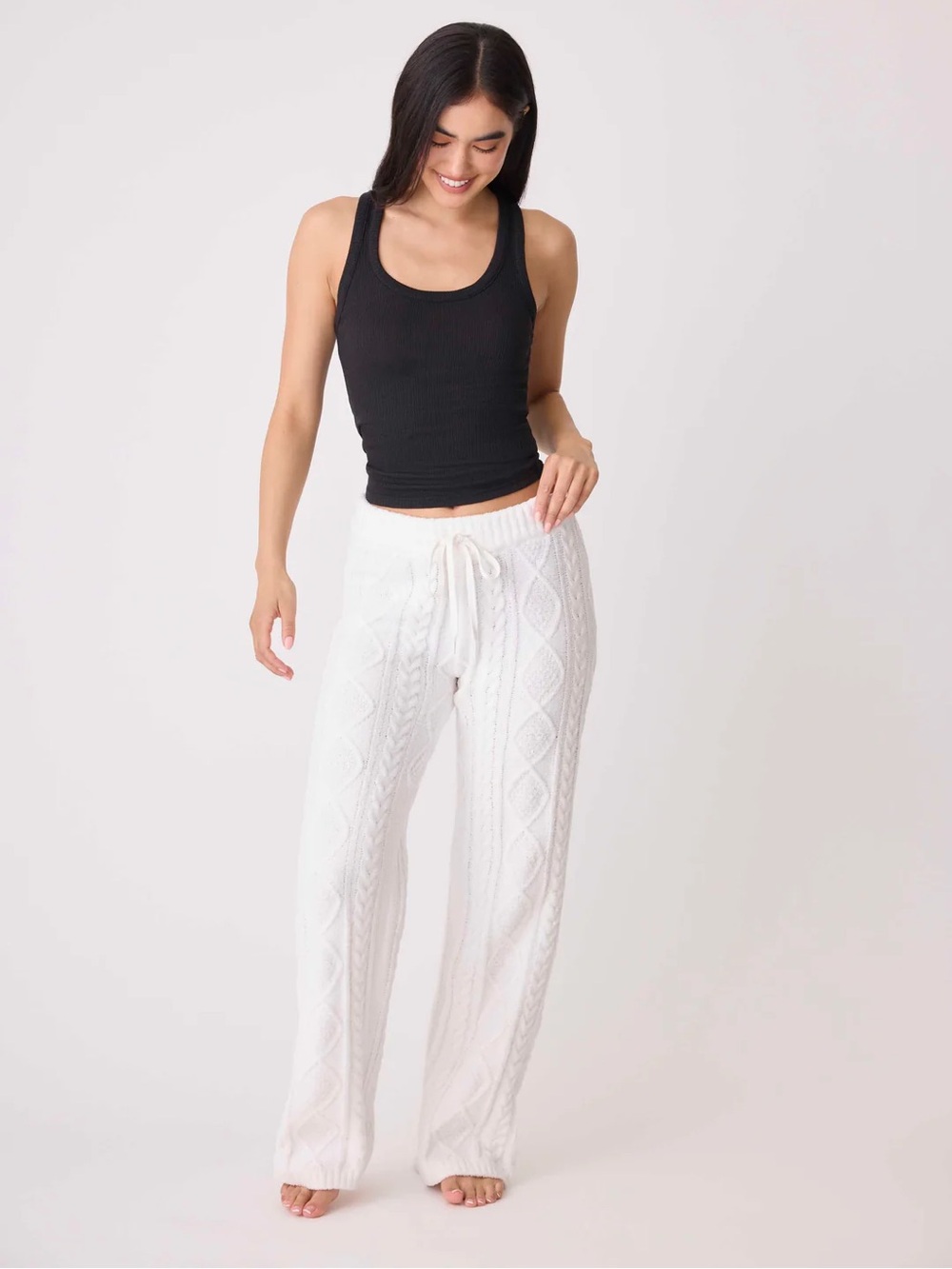 PJ Salvage | Cozy Chenille Cable Knit Set - Small